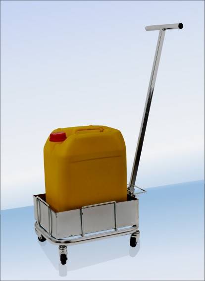 Trolley. For medical liquids, mainly