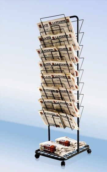 newspaper display stand